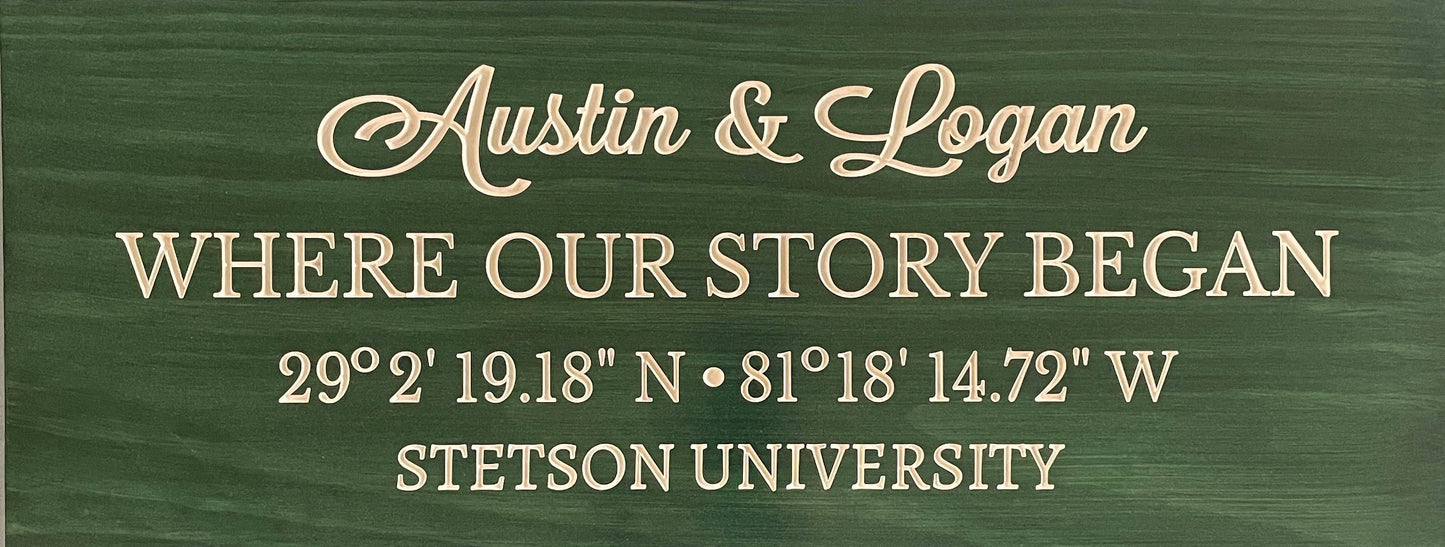 Our Story Sign